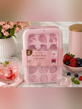 Ice Tray Sweet Berry Set - Pink